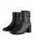 L37 HANDMADE SHOES Enkellaarsje ‘A LONELY PLACE TO BE’  zwart