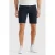 Cast Iron linnen regular chino short donkerblauw