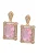 faina Oorbellen  rose-goud / rosa