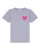 watabout.kids Shirt ‘Pink Heart’  duifblauw / pink