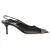 Jimmy Choo Anika 65 Versierde Slingback Pumps in Zwart Polyester