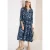 Midi-jurk met patchworkprint