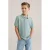 WE Fashion polo grijsgroen