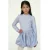 Le Chic korte jurk lichtblauw