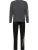 Bruno Banani Pyjama lang ‘BEADLE’  antraciet / zwart / wit