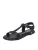 FREUDE Sandalen met riem ‘Alea’  zwart