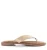 Lazamani Lazamani – Geweven slippers met lichte g Goud Leer Teenslippers Dames