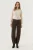 Chyla 282 Barrel Corduroy Broek – Donkergrijs