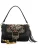 La Carrie Handtas  olijfgroen / donkerrood / zwart / wit