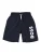 BOSS Zwemshorts  nachtblauw / wit