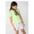 Shoeby T-shirt lichtgroen met textuur