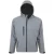 SOLS Heren Replay Hooded Soft Shell Jacket (ademend, winddicht en waterbestendig) (Grijze Mergel)