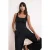 TRENDYOLMİLLA Dames Zwart Effen Kort Getailleerd Blouses