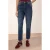 TRENDYOLMİLLA Dames Donkerblauw Effen Mom Hoge taille Jeans