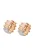 faina Oorbellen  goud / rosa / zilver