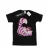 Disney Meisjes Alice In Wonderland Cheshire Cat Katoenen T-Shirt (Zwart)