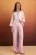 TRENDYOLMİLLA Dames Roze Effen Lang Regular fit Overhemden