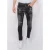 Local Fanatic Paint splatter destroy jeans stonewash slim fit