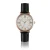 Lederen horloge voor vrouwen Amelia Parker Petite Classique Black