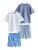 Next Nachtkledij  blauw / navy / duifblauw / wit