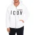 Capuchon met rits voor heren S79HG0002-S25042