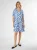 apriori Jurk  blauw / wit