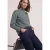 Trui met col en jacquardpatroon