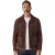 Heren Western Retro Brown Cowboy Suède Leren Fringe Jas – Braga