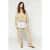 Mos Mosh relaxed high waist broek beige