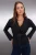 TRENDYOLMİLLA Dames Zwart Effen Lang Regular fit Blouses