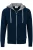 HAKRO Hooded sweatshirt donkerblauw/zilver, Tweekleurig