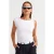 Mouwloze Boothals Slim-fit Blouse