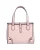 Bottega Veneta Dubbelhandvat Geweven Tote Bag in Roze Kalfsleder