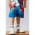 NAME IT MINI Spiderman zwemshort blauw/rood