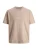 JACK & JONES Shirt ‘JORNORREBRO’  mokka / wit