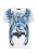 CIPO & BAXX Shirt  blauw / zwart / wit
