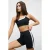 grimelange skinny-fietsbroek met hoge taille