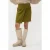 EsQualo Skirt Overlap Pockets City Moss Green