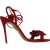 Aquazzura Happy Hearts sandalen met bandjes in rood suède