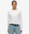 Essential Logo Longsleeve Top White