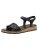 Tamaris Sandalen met riem  zwart