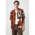 Mango Man relaxed fit overhemd met print – middenoranje