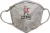 Urban Classics Doek ‘Dabbing Christmas ‘  grijs gemêleerd / grenadine / zwart / wit