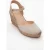 Sinta Suède Leren Platform Espadrille (Dames)