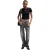 Hugo Dames/Dames Logo Katoenen Gewaad T-shirt (Zwart)