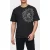 GUESS Ss Bsc Letter Presse Jet Black Multi