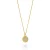 Orphelia ‘Bella’ Dames 925 Sterling Zilveren Ketting met Hanger – Goud ZH-7565/G