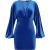 Faina Jurk Dames blauw