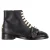 Gucci Queercore Brogue Wingtip Boots in Zwart Leer