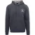 Aquascutum Hoodie met lange mouwen en kangoeroezak voor heren (Antraciet)